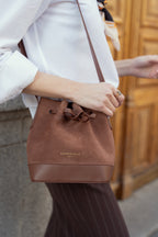 Mini Telma Cognac Suede