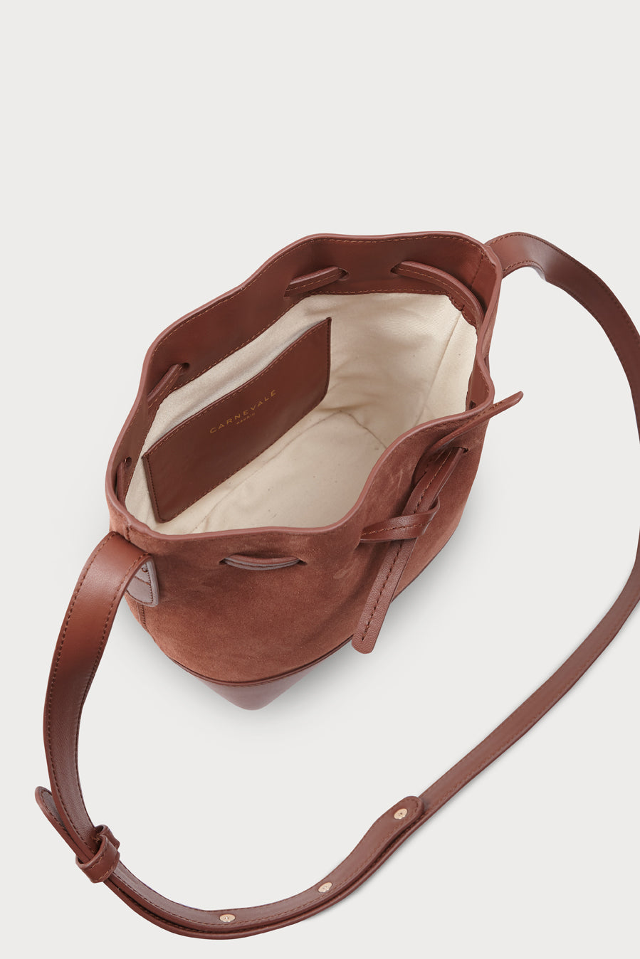 Mini Telma Cognac Suede