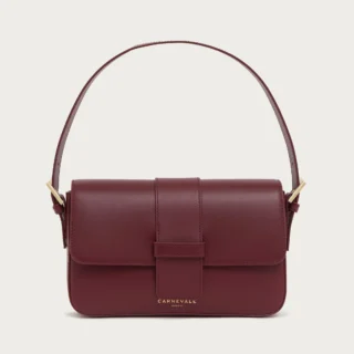 bolso baguette burdeos Dalia Merlot